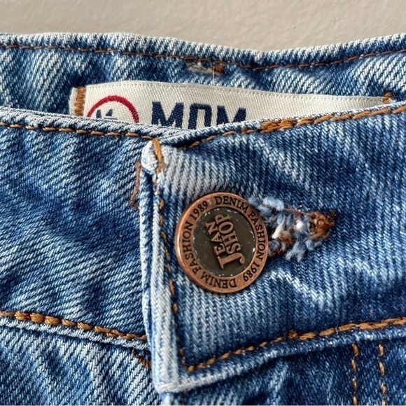 [30] Vintage MOM Jeans High Rise Boyfriend Straight Leg Denim Jeans Women’s - Picture 9 of 14